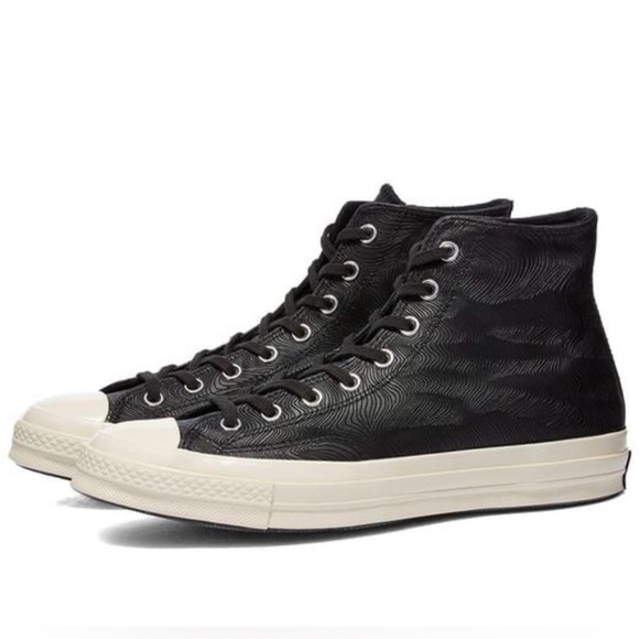 Converse Chuck 70 High‘Black Embossed Unisex Men’s 7.5 Women’s 9.5 High-Tops New - Picture 3 of 6